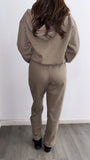 Sunday Afternoon Straight Leg Sweat Set- Mocha