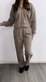 Sunday Afternoon Straight Leg Sweat Set- Mocha