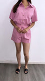 Summer In Cali Short Set- Blush