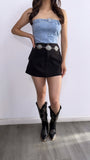 Briar Cargo Mini Skort- Black