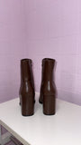 Take It Easy Ankle Boots- Brown