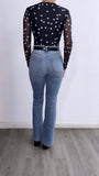 Rodriguez High Rise Flare Jeans- Medium Wash