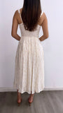 Sweet Bliss Floral Midi Dress- Ivory