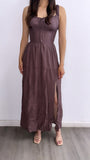 Give Me A Reason Flowy Maxi Dress- Soft Brown