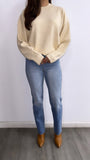Ultimate Comfort Knitted Sweater- Cream