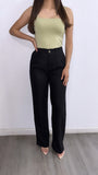 Ultra Soft Square Neck Tank Top- Pistachio