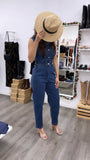Bandido Denim Jumpsuit- Dark Wash