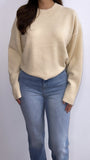Ultimate Comfort Knitted Sweater- Cream
