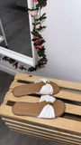 Coastal Cove Stud Sandals- White