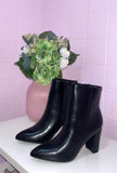 Rule Breaker Ankle Boots- Black