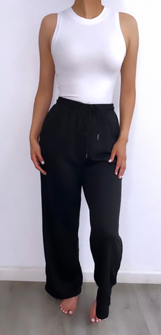 Whine Down Straight Leg Pants- Black