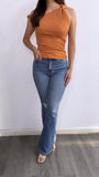 Altamirano High Rise Flare Jeans- Medium Wash
