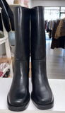 Palmer Knee High Riding Boot- Black