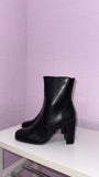 Take It Easy Ankle Boots- Black