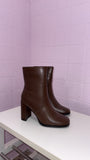 Take It Easy Ankle Boots- Brown