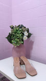 Dream Girl Slip On Heels- Clear