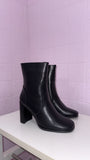 Take It Easy Ankle Boots- Black