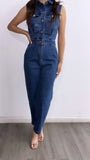 Bandido Denim Jumpsuit- Dark Wash