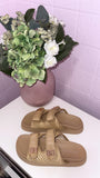 Villa Woven Slides- Raffia