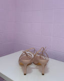 Meet Downtown Kitten Heels- Nude