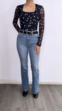 Rodriguez High Rise Flare Jeans- Medium Wash
