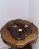 By The Coast Sandals- Brown