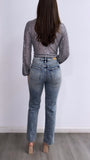 Max High Rise Vintage Straight Leg Jeans- Medium Wash