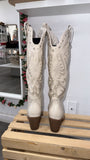 Frontera Studded Cowgirl Boots- Bone/Beige