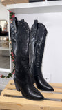 Frontera Studded Cowgirl Boots- Black