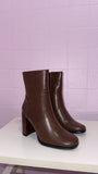 Take It Easy Ankle Boots- Brown