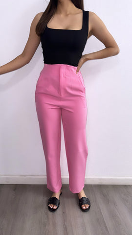 New Chapter High Rise Pants- Pink
