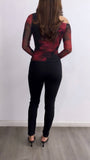 Edan High Rise Thick Legging Pants- Black