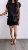 Take It Easy Scuba Short Set- Black
