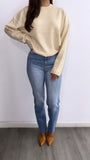 Ultimate Comfort Knitted Sweater- Cream