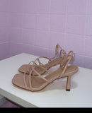 Meet Downtown Kitten Heels- Nude
