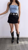 Briar Cargo Mini Skort- Black
