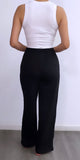 Whine Down Straight Leg Pants- Black