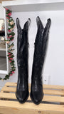 Frontera Studded Cowgirl Boots- Black