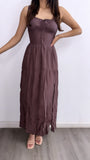 Give Me A Reason Flowy Maxi Dress- Soft Brown