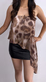 Lainey Leopard Flowy Top- Multi