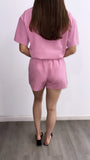 Summer In Cali Short Set- Blush