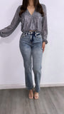Max High Rise Vintage Straight Leg Jeans- Medium Wash