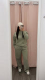 Minimal Living Straight Leg Sweat Set- Sage