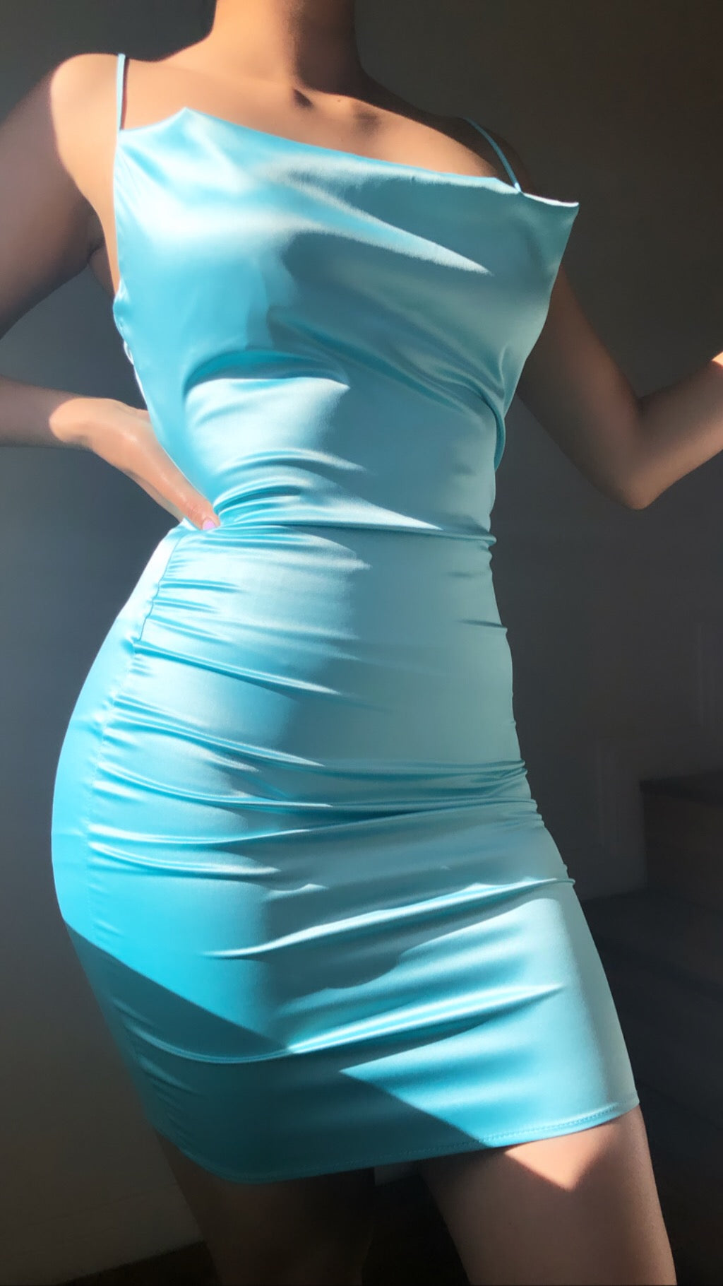 Angela Satin Dress – Angelic Styles