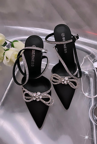 Bling The Night Heels- Black