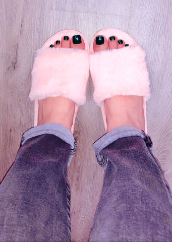 Self Care Slippers- Soft Pink